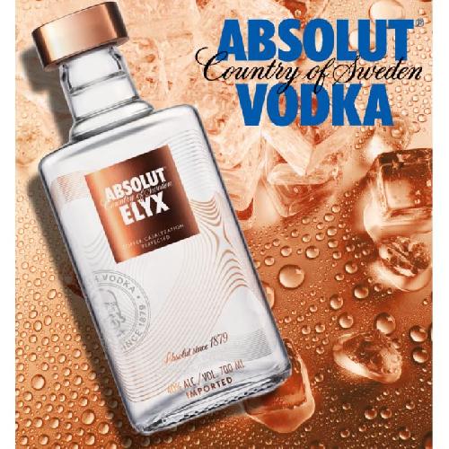 Vodka Absolut - Vodka - Elyx - 42.3 Vol. - 70 cl
