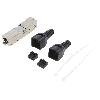 Accessoire Coffret De Communication - Connecteur Rj45 - Panneau De Brassage Connecteur de cable Cat 6A a assemblage sur site. type fin 22AWG-26AWG