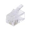 Accessoire Coffret De Communication - Connecteur Rj45 - Panneau De Brassage Fiche modulaire RJ10 male pour cable telephonique plat x10