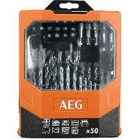 Accessoire - Consommable Machine Outil AEG - Coffret d'accessoires 50 pieces AAKDD50 - AAKDD50