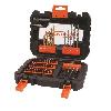 Accessoire - Consommable Machine Outil Coffret Percage Vissage BLACK+DECKER - A7232-XJ - 50 Accessoires - Forets. Embouts. Fraise