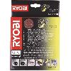 Accessoire - Consommable Machine Outil RYOBI - 10 disques diam. 125 mm auto-agrippants pour ponceuse excentrique. grain 100 - 120 - 240 - 320 - RO125A10