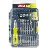 Accessoire - Consommable Machine Outil RYOBI - Coffret 59 accessoires vissage - boulonnage PH / PZ / SL / HEX / TX avec tournevis a cliquet - RAK59SD