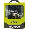 Accessoire - Consommable Machine Outil RYOBI - Coffret 69 accessoires mixtes - forets bois. beton et metal + 43 embouts 25 mm + 1 porte-embout - RAK69MIX