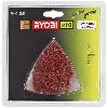 Accessoire - Consommable Machine Outil RYOBI - Kit abrasifs multitool -10 triangles abrasifs grain 60 - 80 - 120- - RAK10MT