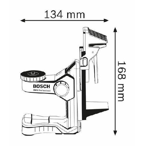 Longueur (telemetre - Laser Mesureur) Accessoire de mise a niveau Bosch Professionnal BM1. solution universelle pour tous les lasers lignes - 0601015A01