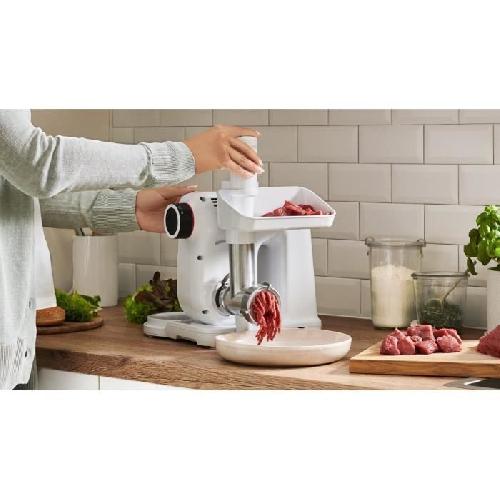 Accessoires Et Pieces - Preparation Culinaire Accessoire hachoir a viande - BOSCH - MUZS2FWW - Blanc - Acier satin