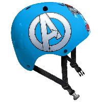 Accessoire - Piece Detachee Vehicule Casque Skate Avengers - STAMP - Taille 54-60 cm - Enfant - Noir