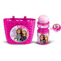 Accessoire - Piece Detachee Vehicule Set ludique comprenant une Corbeille + un bidon + une sonnette - MATTEL - BARBIE