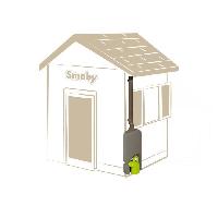 Accessoire Plein Air - Piece Detachee Plein Air Smoby - Récupérateur d'eau pour maisons compatibles - Anti-UV - Gris