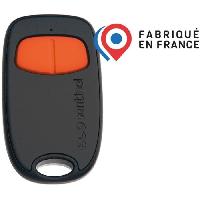 Accessoire Pour Motorisation De Portail Télécommande 2 canaux - SCS SENTINEL - SimplyControl - Orange. portée 40m. fréquence 433.92 MHz. pile lithium CR2032 incluse