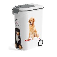 Accessoire Pour Repas CURVER Conteneur a croquettes pour chien avec roulettes 20 kg - 54L - Love Pets