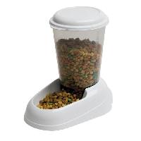 Accessoire Pour Repas FERPLAST Distributeur croquettes Zenith 3L en plastique - 29.2x20.2x28.8 - Blanc - Chien et chat