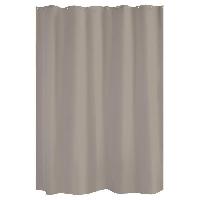 Accessoire Salle De Bain Rideau de douche uni coloris taupe