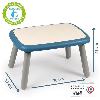 Accessoire Table Multi-jeux - Piece Detachee Table Multi-jeux Smoby - Table enfant - Bleu - Exterieur Interieur - Traitement Anti-UV - Fabriquer en France