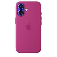 Accessoire Telephone APPLE iPhone 16 - Coque en silicone avec MagSafe - Fuchsia