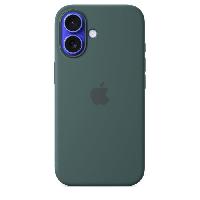 Accessoire Telephone APPLE iPhone 16 - Coque en silicone avec MagSafe - Lake Green