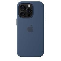 Accessoire Telephone APPLE iPhone 16 Pro - Coque en silicone avec MagSafe - Denim