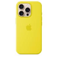 Accessoire Telephone APPLE iPhone 16 Pro - Coque en silicone avec MagSafe - Star Fruit