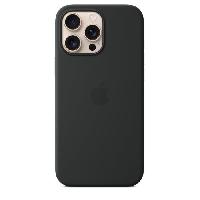 Accessoire Telephone APPLE iPhone 16 Pro Max - Coque en silicone avec MagSafe - Black