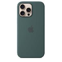 Accessoire Telephone APPLE iPhone 16 Pro Max - Coque en silicone avec MagSafe - Lake Green