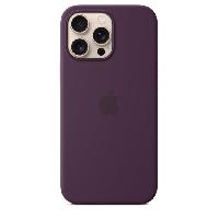 Accessoire Telephone APPLE iPhone 16 Pro Max - Coque en silicone avec MagSafe - Plum