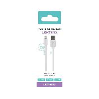 Accessoire Telephone Cable Lightning Blanc 1m Sd