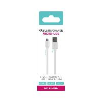 Accessoire Telephone Cable Micro Usb Blanc 1m Sd