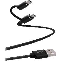 Accessoire Telephone Cable Micro USB vers USB-C et USB-2 x6 Accessoire Telephone Cable Micro USB vers USB-C et USB-2 x6