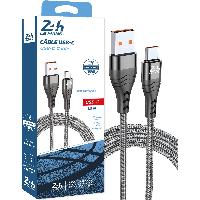 Accessoire Telephone Cable Usb vers Usb-C Tresse 24h Le Mans - 24h Le Mans