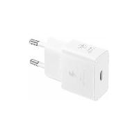 Accessoire Telephone Chargeur pour téléphone mobile Samsung Chargeur secteur RAPIDE 25W. Port USB Type C Blanc