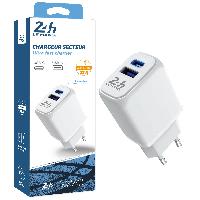 Accessoire Telephone Chargeur Secteur 1 Usb-A Et 1 Type-C 33w 24h Le Mans - 24h Le Mans