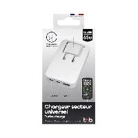 Accessoire Telephone Chargeur secteur 2xUSB-A + 2xUSB-C 65W TNB