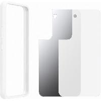 Accessoire Telephone Coque Bumper pour Samsung Galaxy S22 Blanc