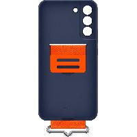 Accessoire Telephone Coque Silicone avec laniere G S22+ Bleu Marine