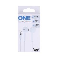 Accessoire Telephone Ecouteurs semi intra-auriculaires Lightning - blanc WAY x6 Accessoire Telephone Ecouteurs semi intra-auriculaires Lightning - blanc WAY x6