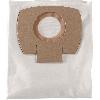 Accessoires Aspirateur Industriel 5 Sacs filtrants pour aspirateur - METABO - En fibre - 25 L