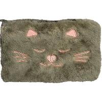 Accessoires Bagage 4x Pochettes Chat gris