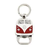 Accessoires Bagage Porte-Clefs Vw T1 Bus Ouvre Bouteille - Rouge