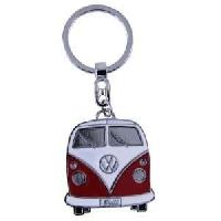 Accessoires Bagage Porte-Clefs Vw T1 Bus Rouge