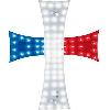 Accessoires Camion Croix lumineuse France 24V 81 Leds H25 l20