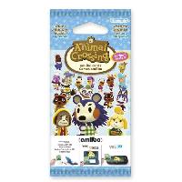Accessoires Jeux Video - Accessoires Console Cartes Amiibo - Animal Crossing Série 3 ? Contient 3 cartes dont 1 spéciale
