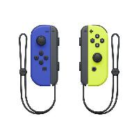Accessoires Jeux Video - Accessoires Console Paire de manettes Joy-Con Bleu & Jaune Néon pour Nintendo Switch
