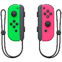 Accessoires Jeux Video - Accessoires Console Paire de manettes Joy-Con Vert Néon & Rose Néon pour Nintendo Switch