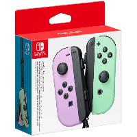 Accessoires Jeux Video - Accessoires Console Paire de manettes Joy-Con Violet Pastel & Vert Pastel pour Nintendo Switch