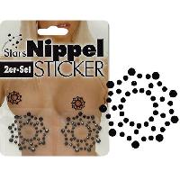 Accessoires Lingerie Bijoux compatible avec mamelons Stars Sticker