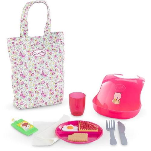 Vetement - Accessoire Poupon Accessoires poupon - COROLLE - Grand Coffret Repas - Pour poupon 36 et 42 cm - 11 accessoires - Des 2 ans