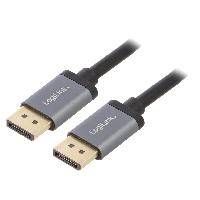 Accessoires Tv - Video - Son Cable de connexion DisplayPort 4K DP male a DP male 3m - Noir Accessoires Tv - Video - Son Cable de connexion DisplayPort 4K DP male a DP male 3m - Noir