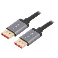 Accessoires Tv - Video - Son Cable DisplayPort 1.4 male des 2 cotes HDCP 2.2 1m - Noir Accessoires Tv - Video - Son Cable DisplayPort 1.4 male des 2 cotes HDCP 2.2 1m - Noir