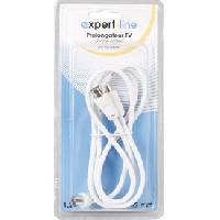 Accessoires Tv - Video - Son Cable TV 1.2m Male vers Femelle